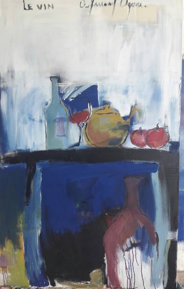 Print of Abstract Expressionism Food & Drink Paintings by Olga Armand Ugon