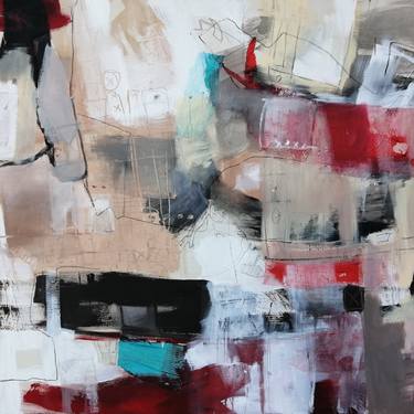 Original Abstract Expressionism Abstract Paintings by Olga Armand Ugon