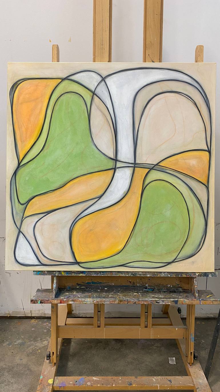 Original Abstract Expressionism Abstract Painting by Brett Polonsky