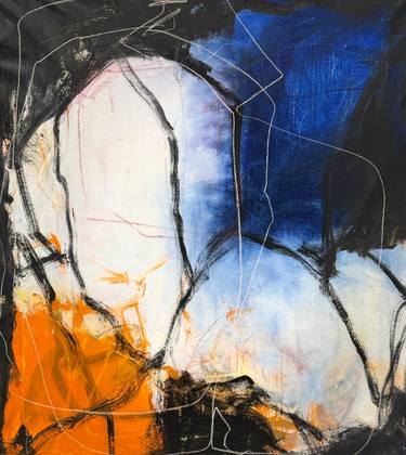 Original Abstract Expressionism Abstract Painting by Brett Polonsky