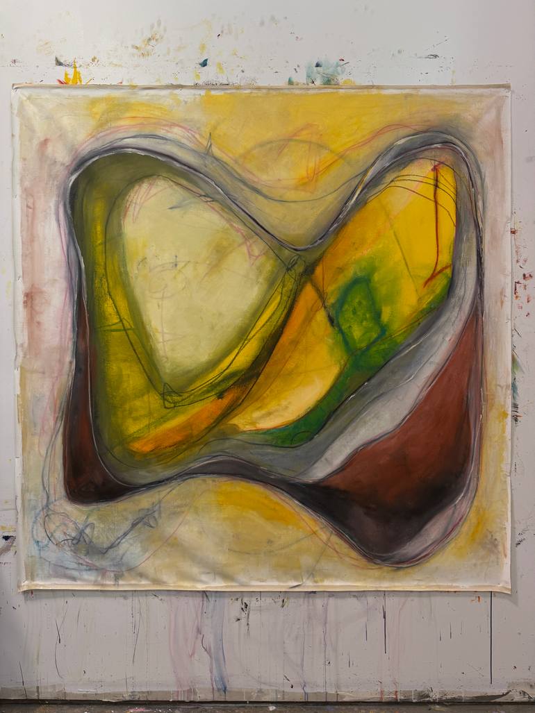 Original Abstract Expressionism Abstract Painting by Brett Polonsky