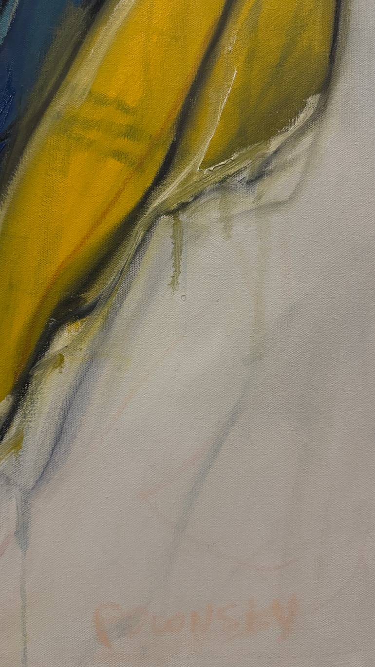Original Abstract Expressionism Abstract Painting by Brett Polonsky