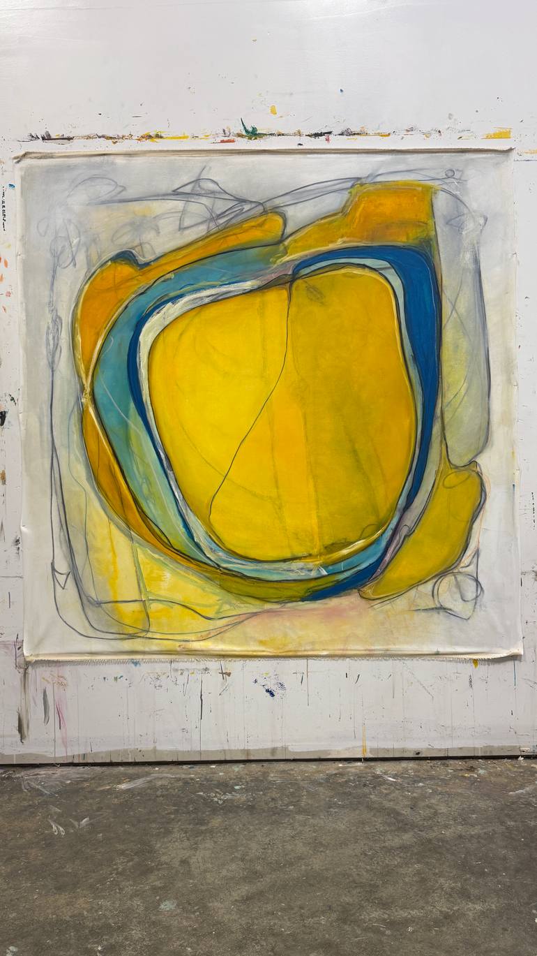 Original Abstract Expressionism Abstract Painting by Brett Polonsky