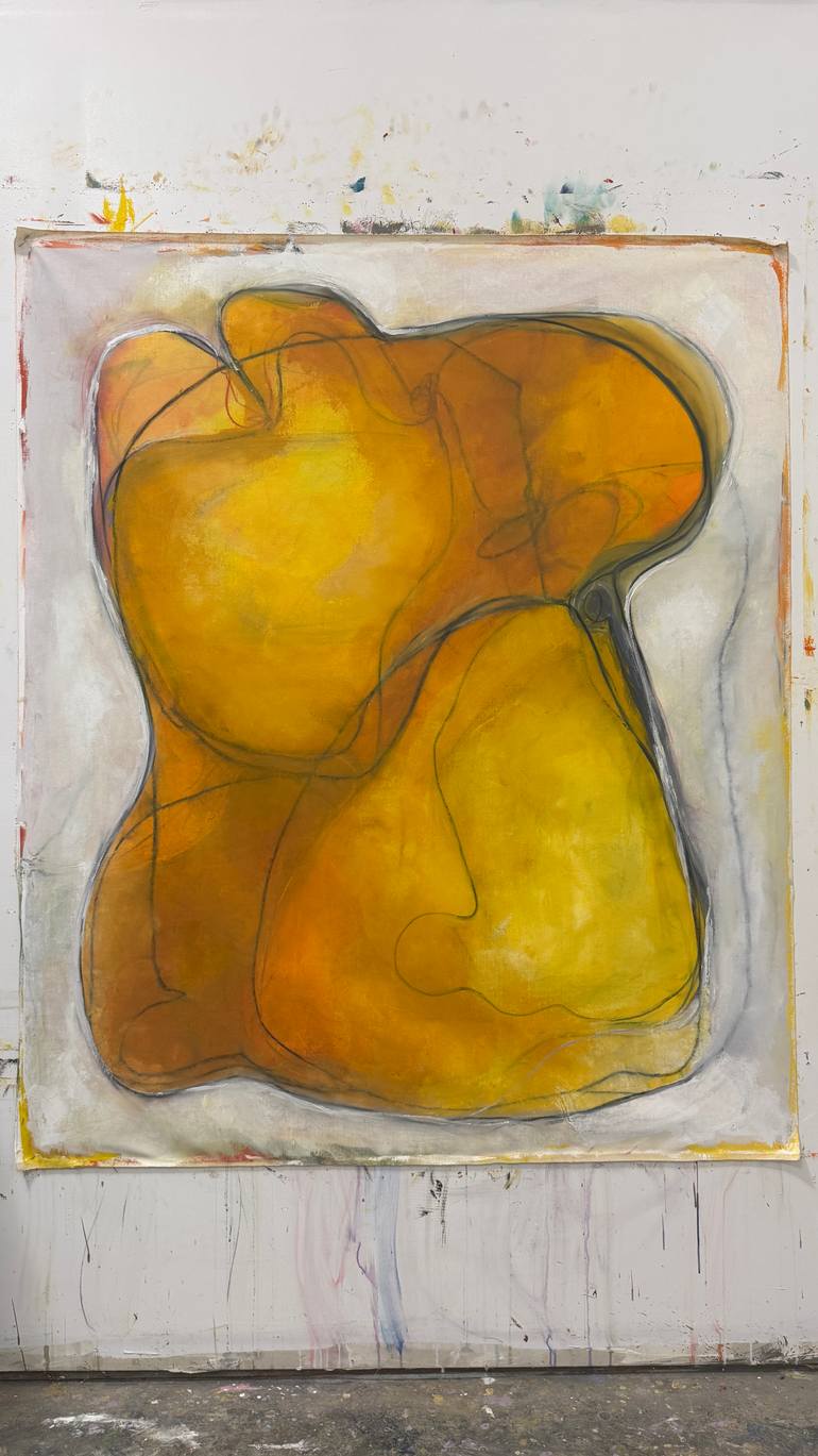 Original Abstract Expressionism Abstract Painting by Brett Polonsky