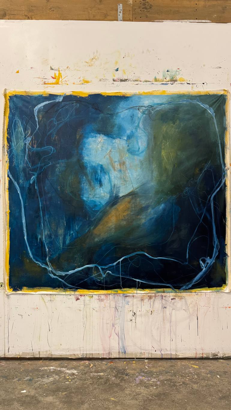 Original Abstract Expressionism Abstract Painting by Brett Polonsky