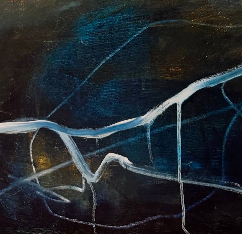 Original Abstract Expressionism Abstract Painting by Brett Polonsky