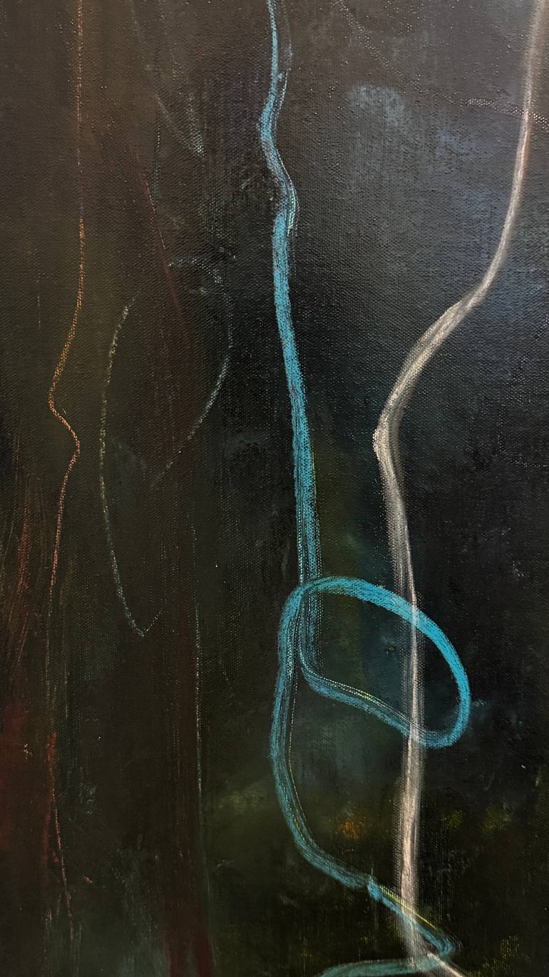 Original Abstract Expressionism Abstract Painting by Brett Polonsky