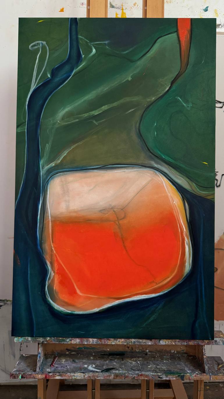 Original Abstract Expressionism Abstract Painting by Brett Polonsky