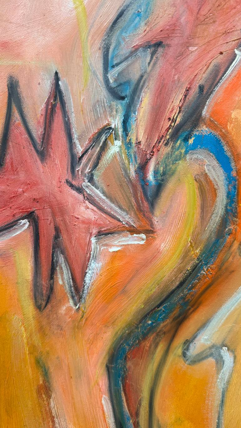 Original Abstract Expressionism Abstract Painting by Brett Polonsky