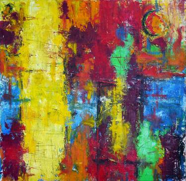 Original Abstract Expressionism Abstract Paintings by Brett Polonsky