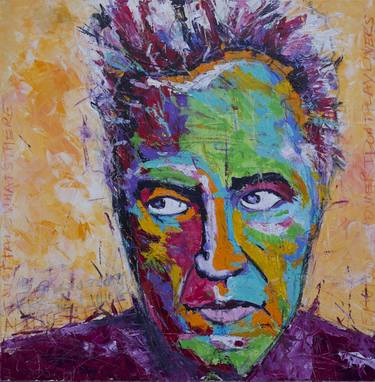 Original Abstract Portrait Paintings by Brett Polonsky