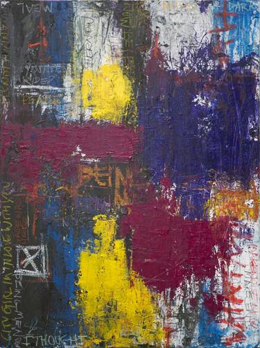 Original Abstract Expressionism Abstract Paintings by Brett Polonsky
