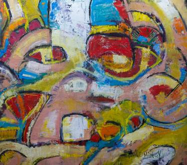 Original Abstract Expressionism Abstract Paintings by Brett Polonsky