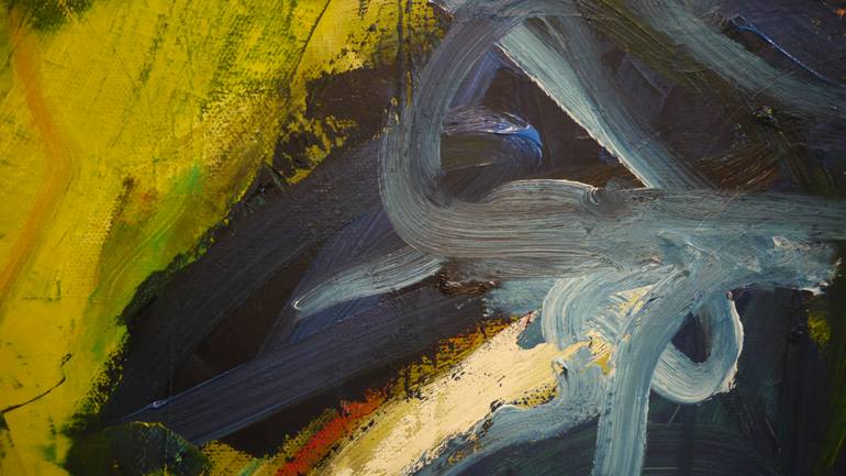 Original Abstract Expressionism Abstract Painting by Brett Polonsky