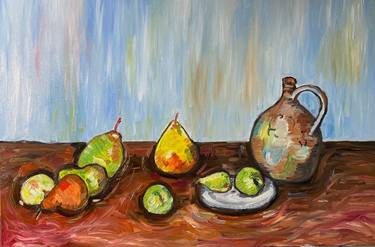 Original Abstract Expressionism Still Life Paintings by Brett Polonsky