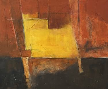 Abstract in Rust & Yellow thumb