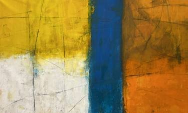 Abstract in Yellow, Blue & Orange thumb