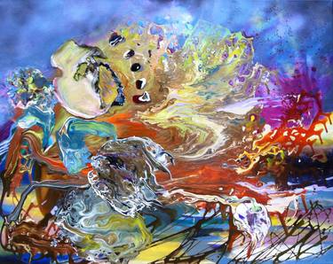 Print of Surrealism Abstract Paintings by susan mclennan