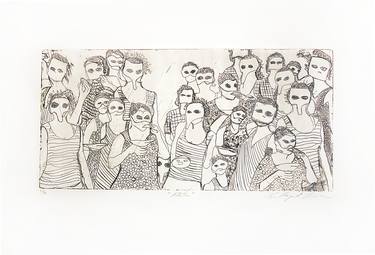 Original People Printmaking by Lynne Margaret Brown