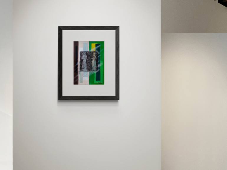 Original Abstract Garden Mixed Media by K J Rich