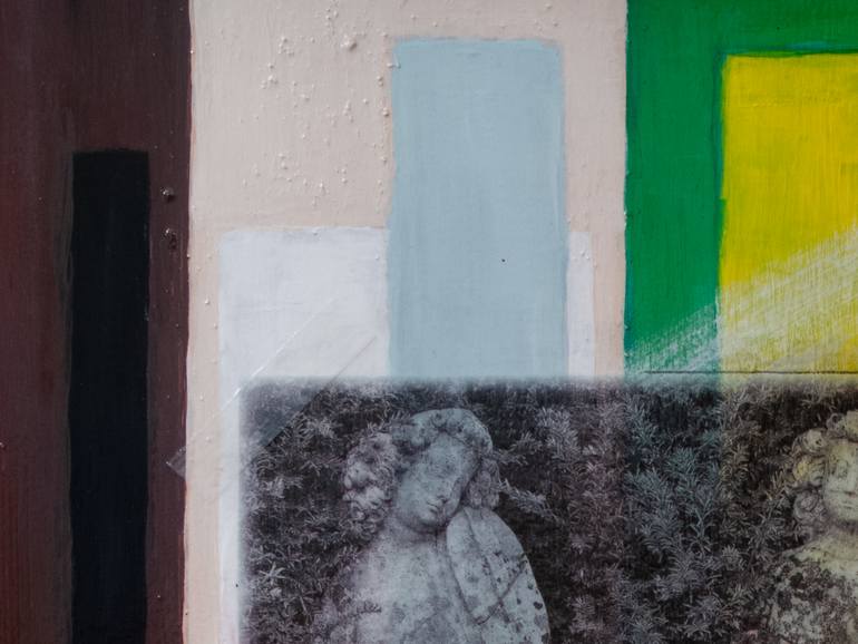 Original Abstract Garden Mixed Media by K J Rich