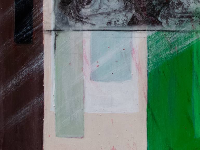 Original Abstract Garden Mixed Media by K J Rich