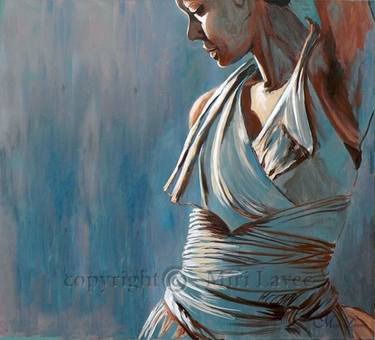 Original Modern People Painting by Miri Lavee