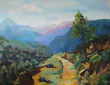 Print of Fine Art Landscape Paintings by Maja Dimitrova