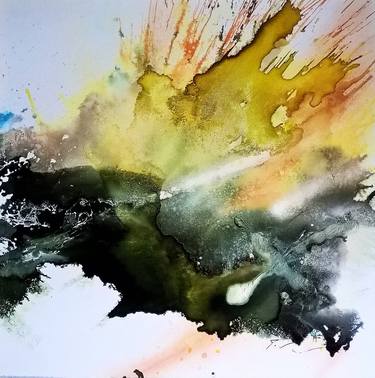 Original Abstract Painting by Fabien Martinet