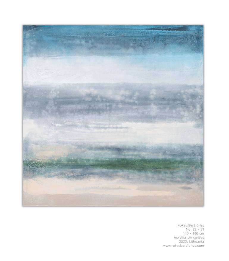 Original Conceptual Abstract Painting by Rokas Berziunas