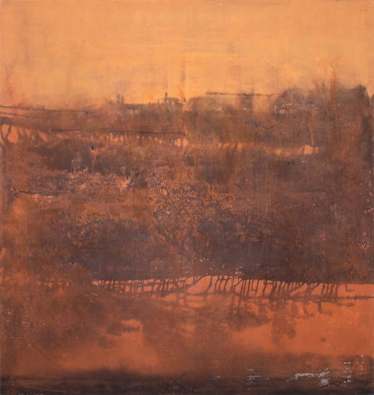 Original Conceptual Abstract Painting by Rokas Berziunas