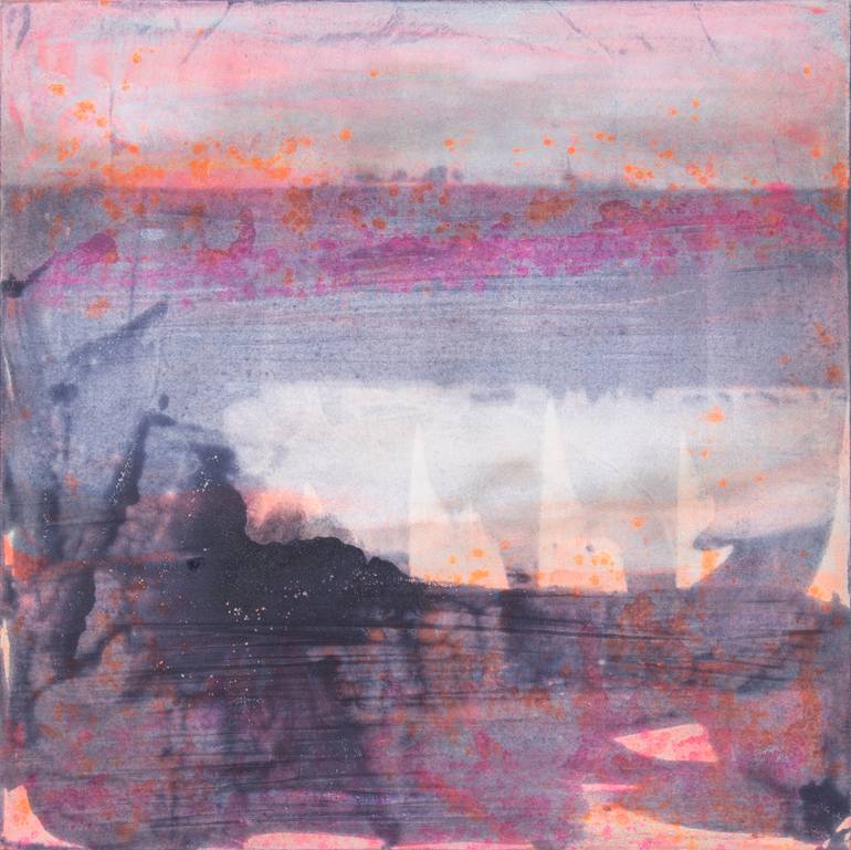 Original Abstract Expressionism Abstract Painting by Rokas Berziunas