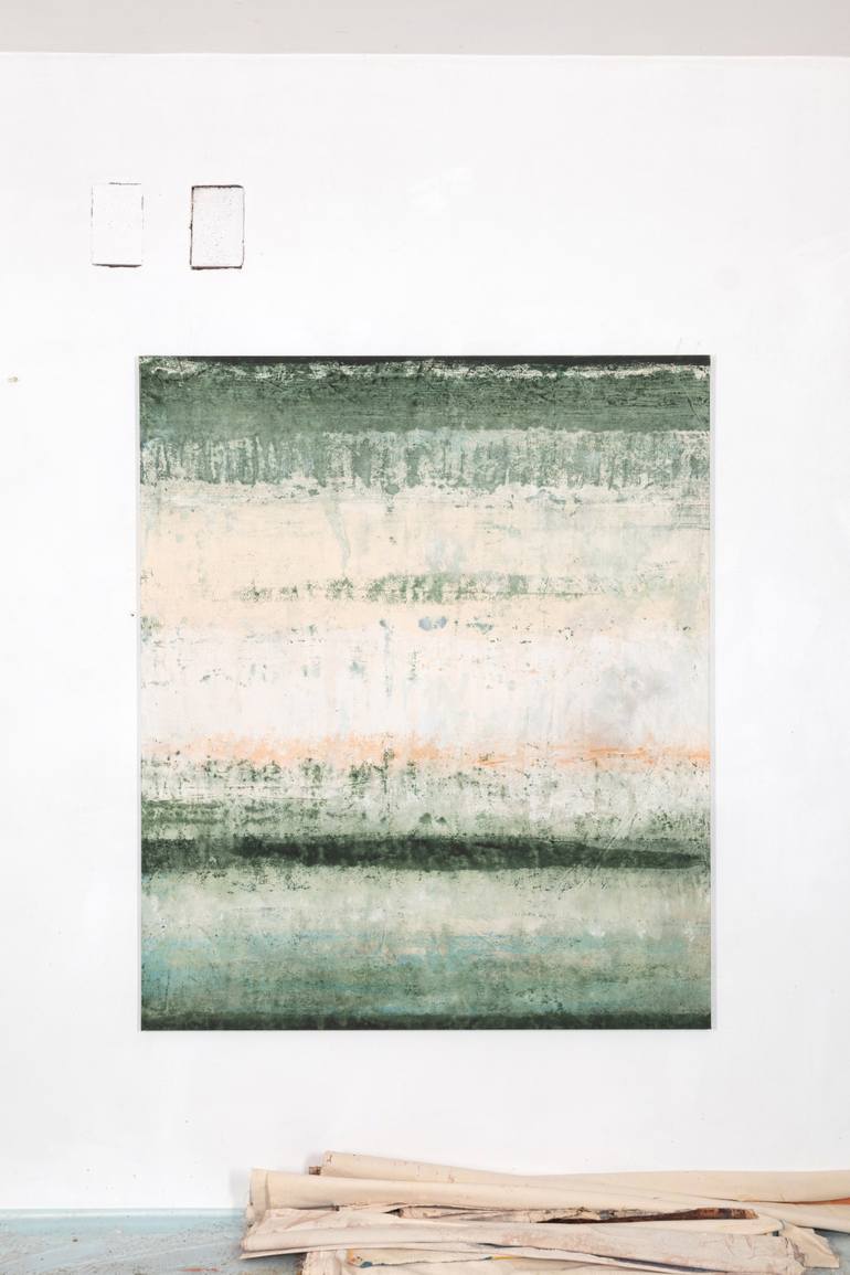 Original Abstract Expressionism Abstract Painting by Rokas Berziunas