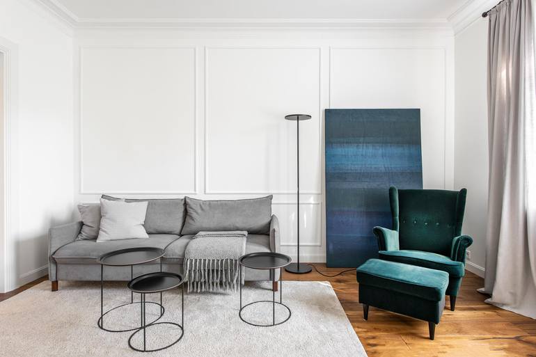 Original Abstract Expressionism Abstract Painting by Rokas Berziunas