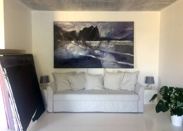 Original Conceptual Abstract Painting by Rokas Berziunas