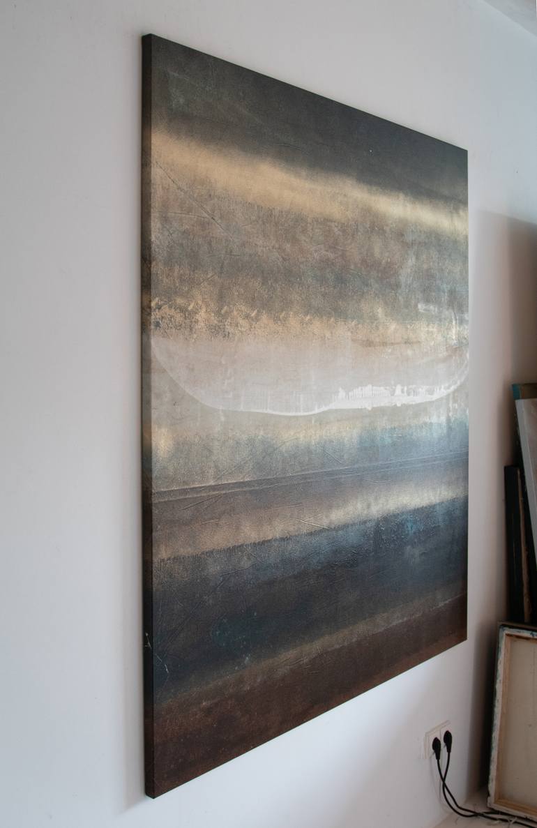 Original Abstract Expressionism Abstract Painting by Rokas Berziunas