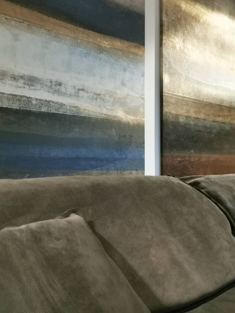 Original Abstract Expressionism Abstract Painting by Rokas Berziunas