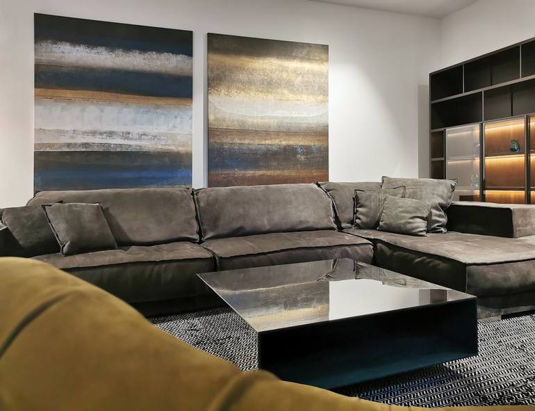 Original Abstract Expressionism Abstract Painting by Rokas Berziunas