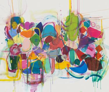 Original Abstract Paintings by Maria Santi