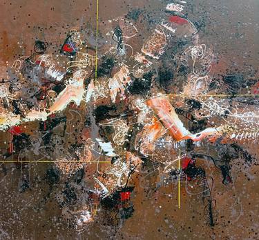 Original Abstract Expressionism Abstract Paintings by joko Kisworo