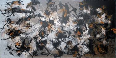 Original Abstract Expressionism Abstract Paintings by joko Kisworo