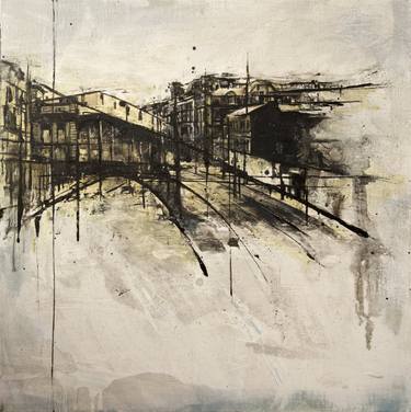 Original Figurative Architecture Paintings by Lucia Garcia Corrales