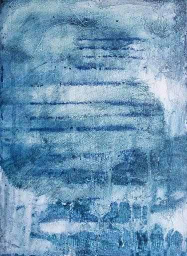 Original Fine Art Abstract Paintings by Lucia Garcia Corrales