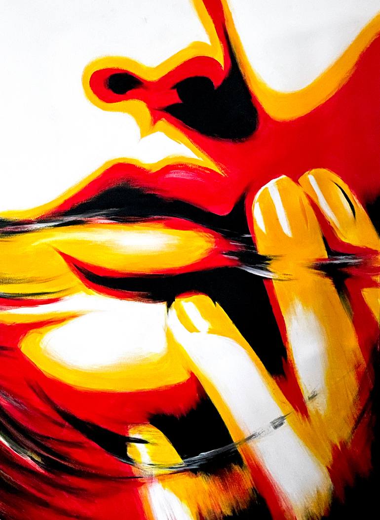 Original Pop Art Graffiti Painting by Guido Dutygorn