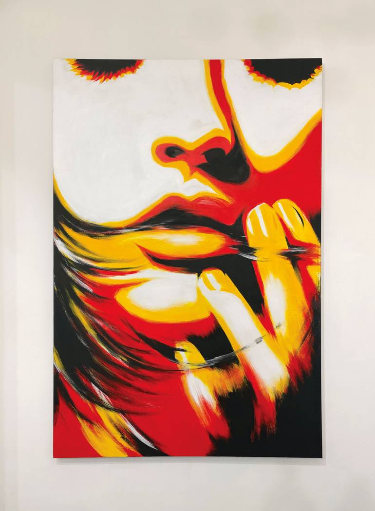 Original Pop Art Graffiti Painting by Guido Dutygorn