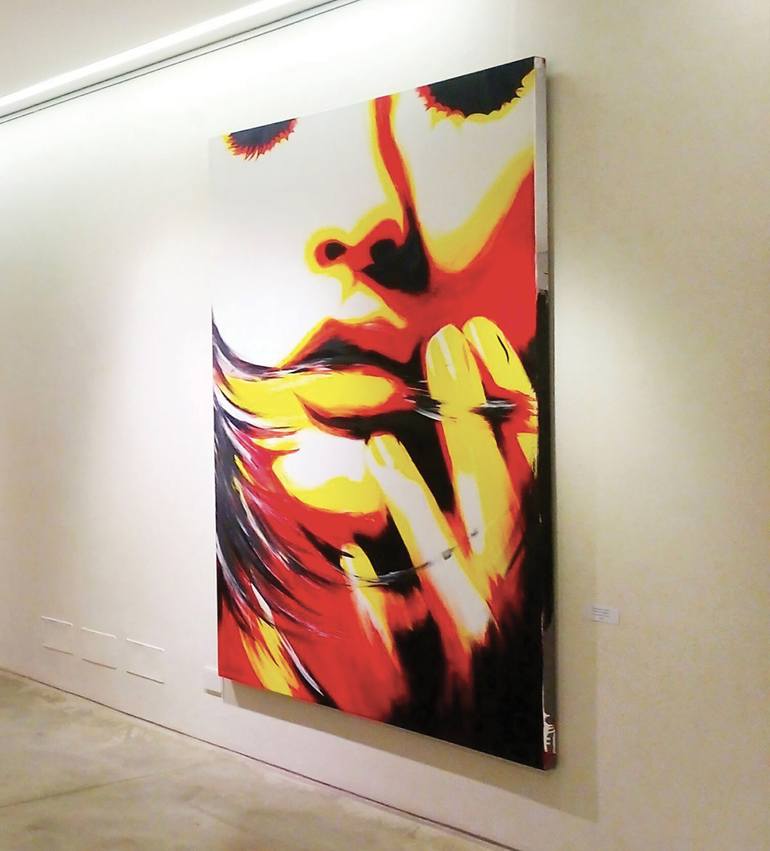 Original Pop Art Graffiti Painting by Guido Dutygorn