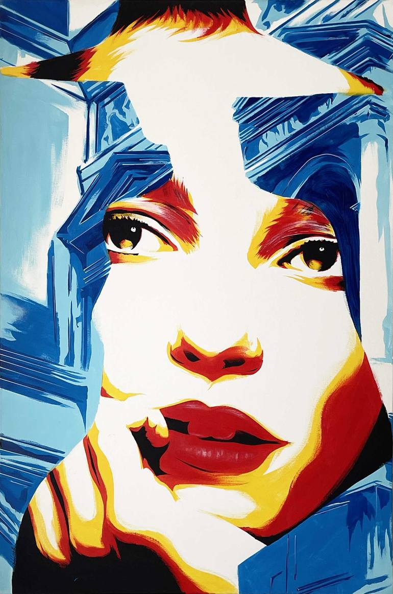 Original Portraiture Women Painting by Guido Dutygorn