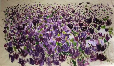 Original Impressionism Floral Painting by Assena V