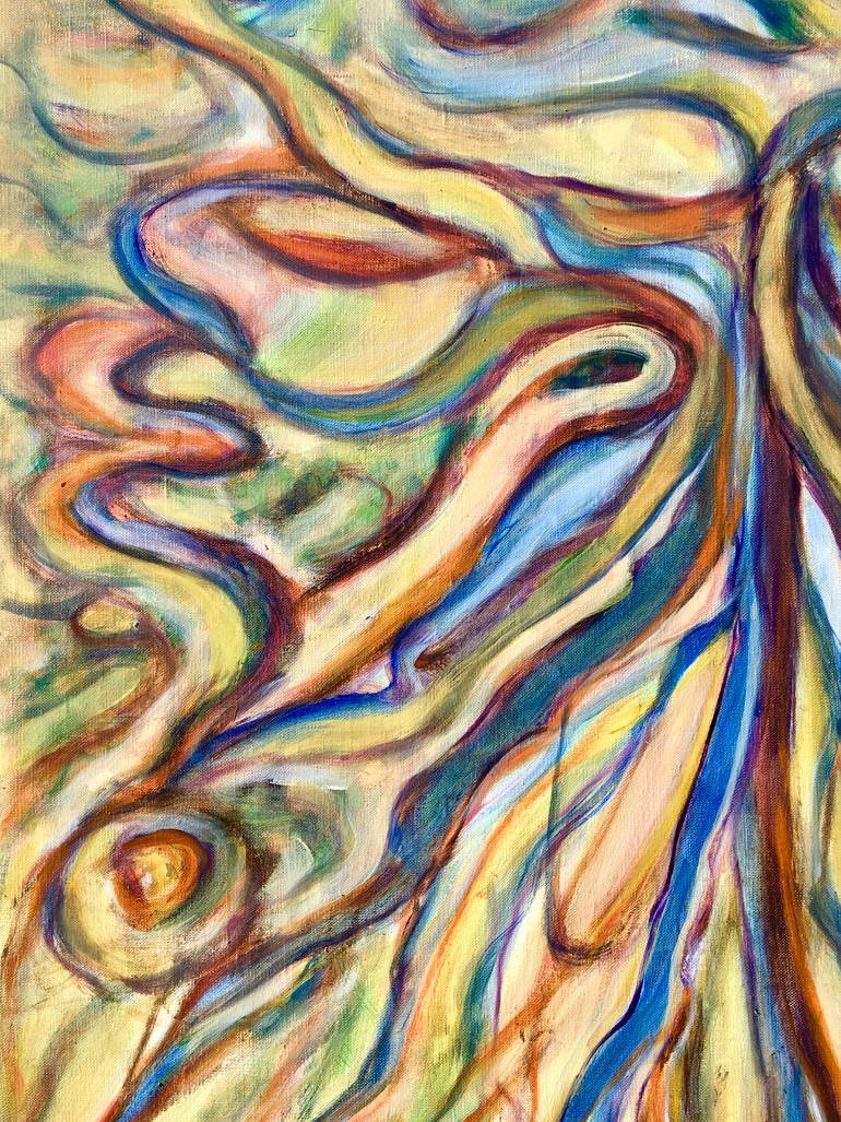 Original Abstract Expressionism Abstract Painting by Catherine Clare