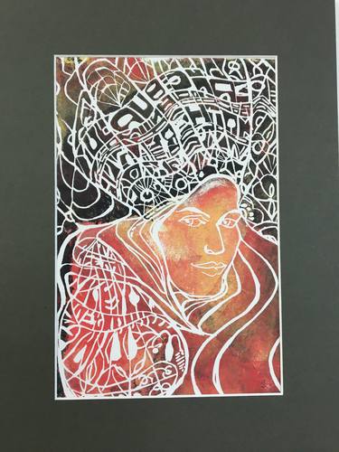 Original Portrait Printmaking by Catherine Clare